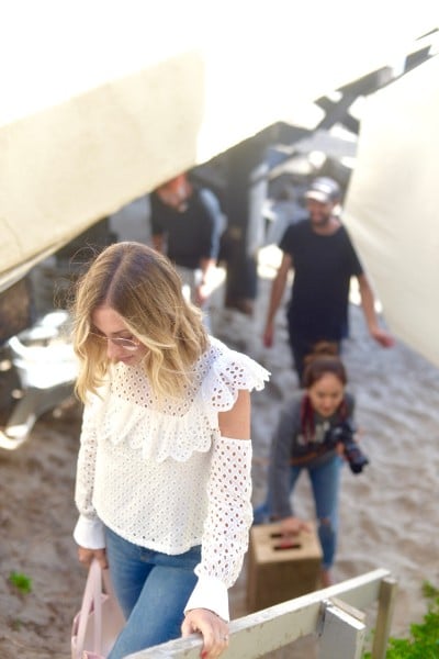 Behind the Scenes at Our Shop Photoshoot in Malibu