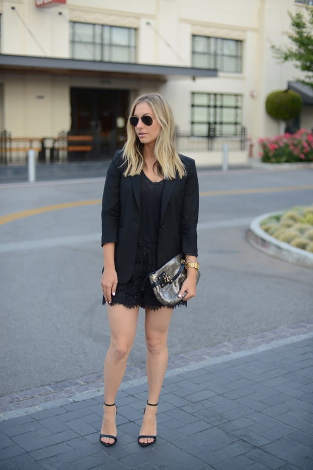 Black Short Suit