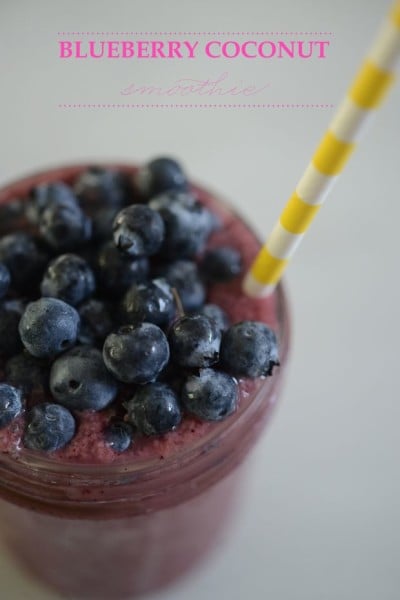 Blueberry Coconut Smoothie