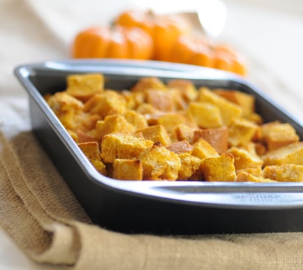Pumpkin Bread Pudding