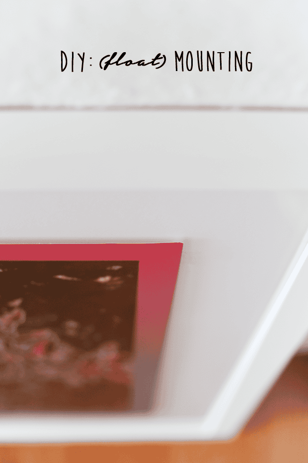 DIY Floating Frame