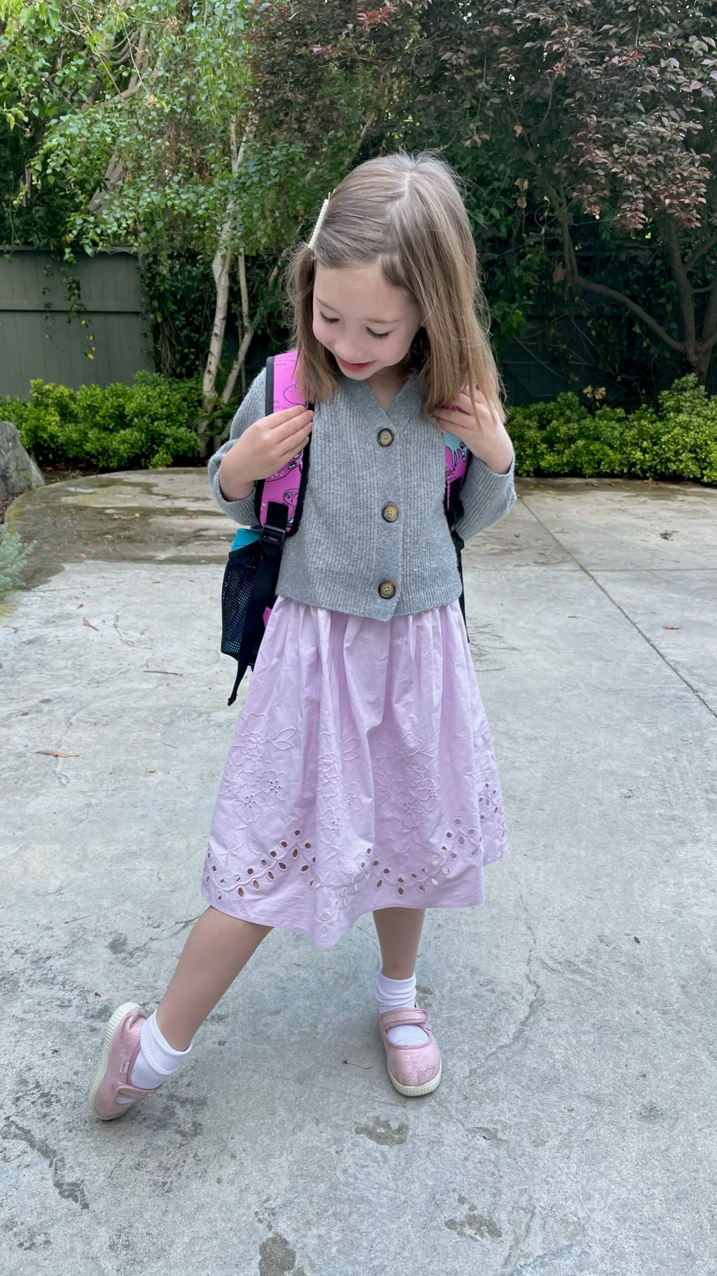 On Dropping Sloan Off at Kindergarten This Week