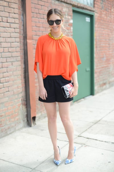 Orange and Black