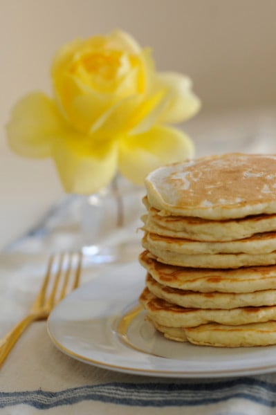Pancakes with Rum Syrup