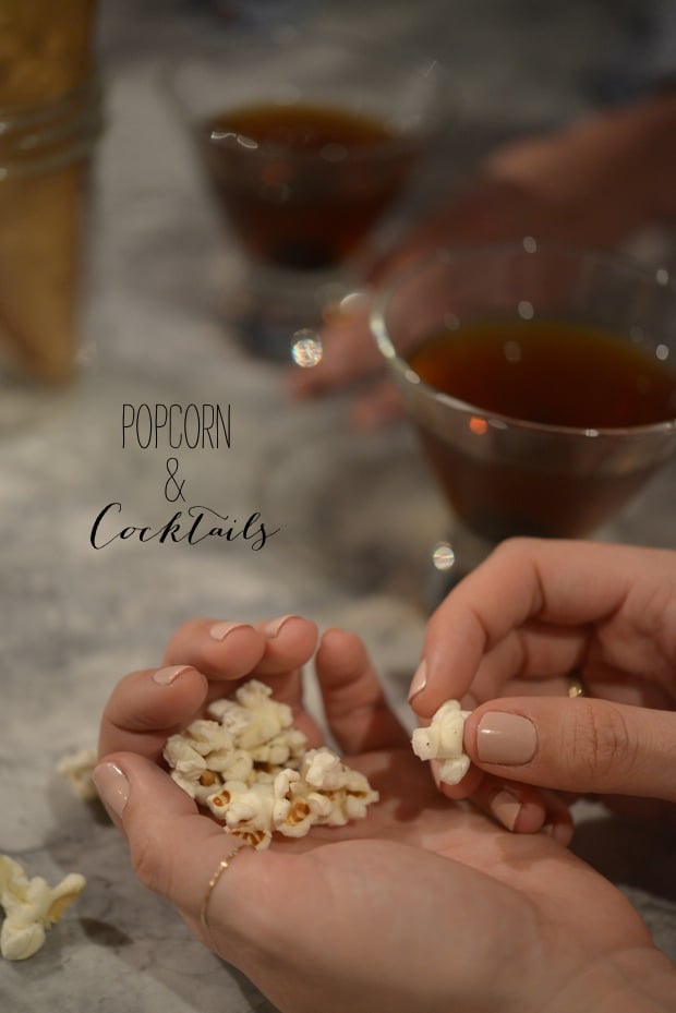 Entertaining Idea: Popcorn & Cocktails